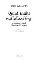 Copertina  Quando la talpa vuol ballare il tango : poesie con animali