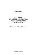 Copertina  La carne, la morte e il diavolo nella letteratura romantica