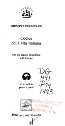 Copertina  Codice della vita italiana