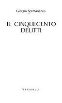 Copertina  Il cinquecento delitti