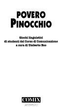 Copertina  Povero Pinocchio : giochi linguistici di studenti del Corso di Comunicazione