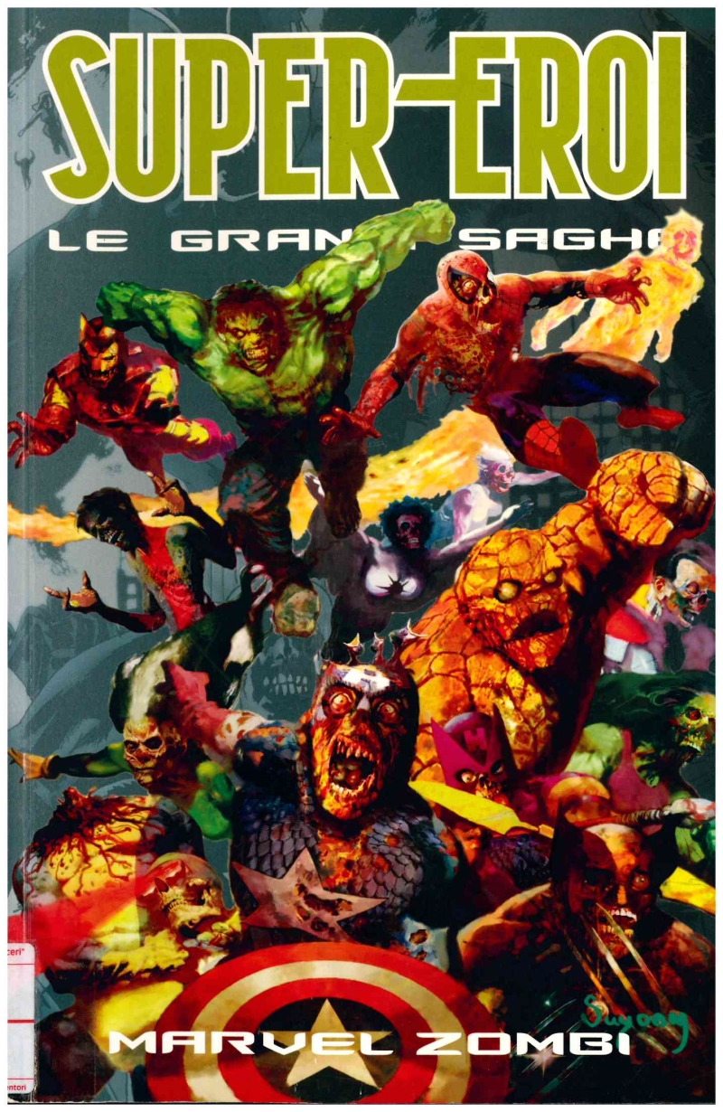 Copertina  Marvel zombi