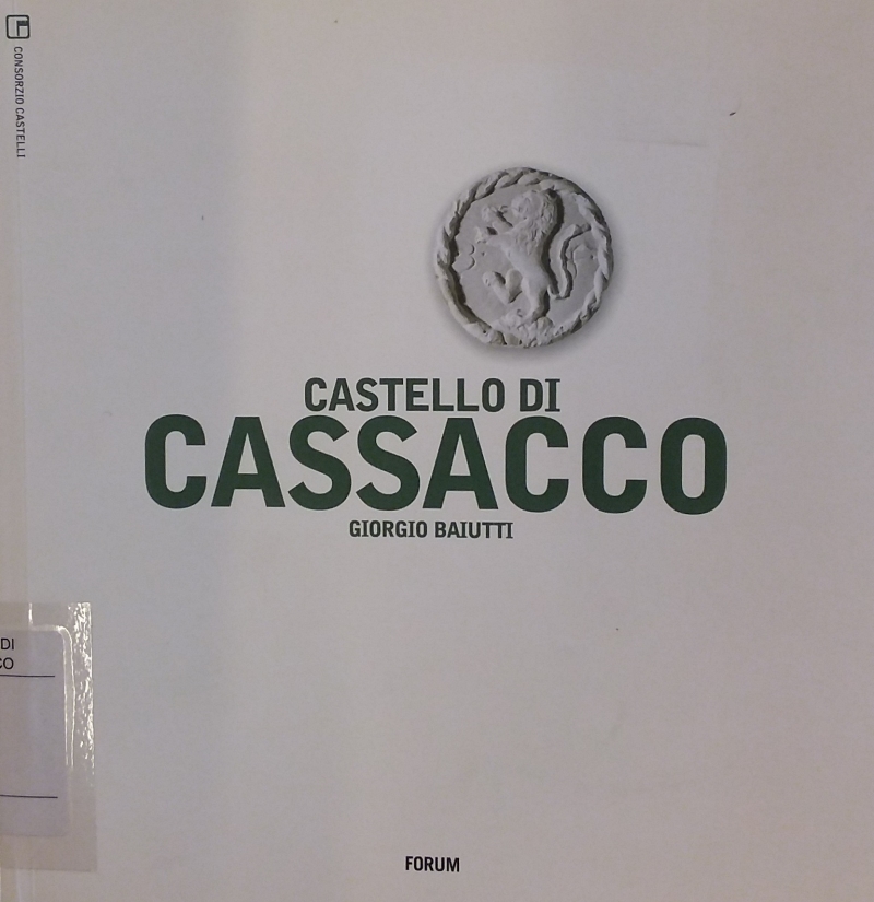 Copertina  Castello di Cassacco
