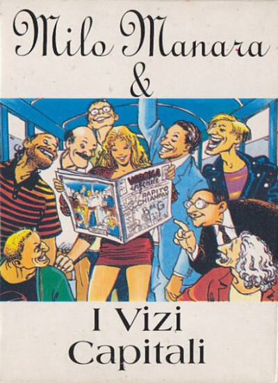 Copertina  Milo Manara & i vizi capitali